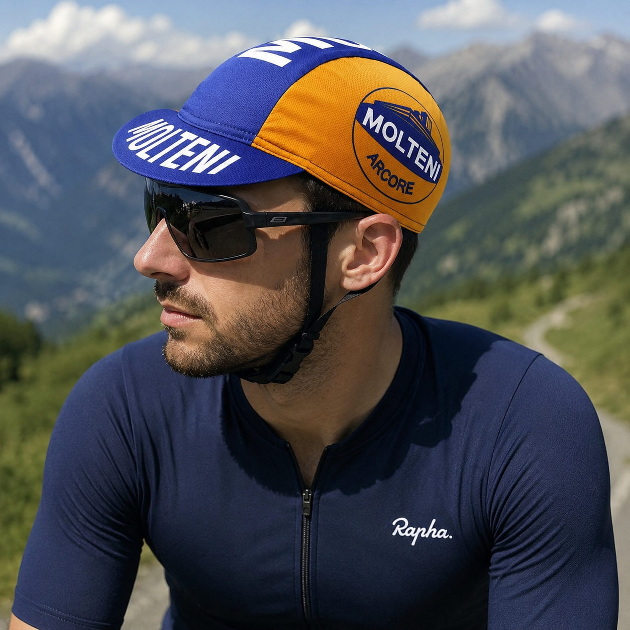 Vintage Cycling Cap – Adjustable Acrylic Breathable Bike Hat | Molteni Classic Style