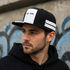 Snapback Cap - Adjustable Hat With Embroidered Logo, Cotton Acrylic Blend