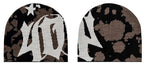 404 Y2K Brown Skully Beanie