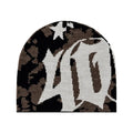 404 Y2K Brown Skully Beanie