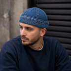 Denim Docker Cap – Classic Blue Adjustable Cotton Hat For Men & Women