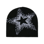 5-Point Star Skully Beanie