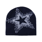 5-Point Star Skully Beanie