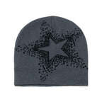 5-Point Star Skully Beanie