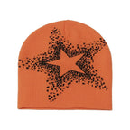 5-Point Star Skully Beanie