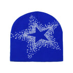 5-Point Star Skully Beanie