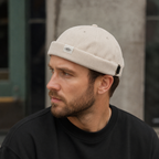 Cotton Docker Cap – Classic Adjustable Plain Vintage Dockworker Hat for Men