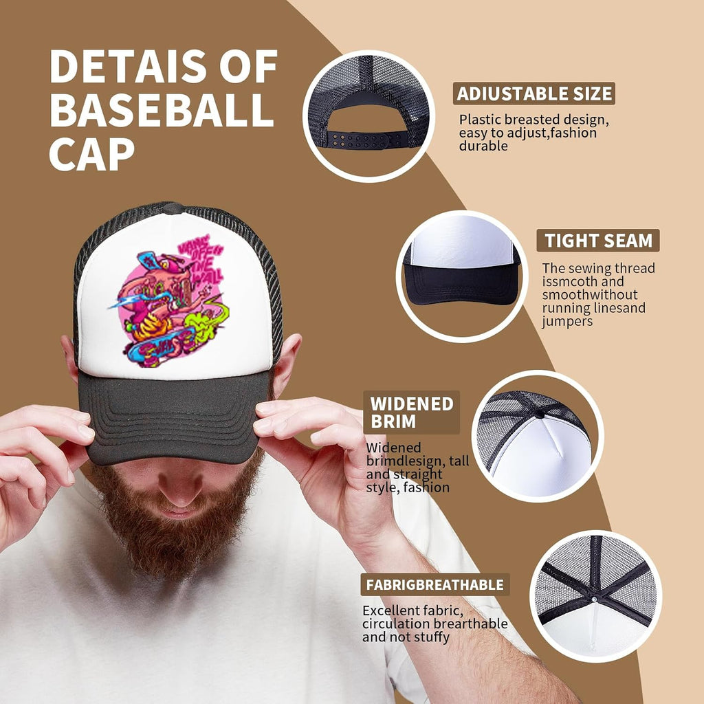 Custom trucker hat colour range – personalise with a printed or embroidered logo
