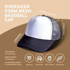 Custom logo trucker hats in many colours – unisex mesh-back baseball caps for teams and events