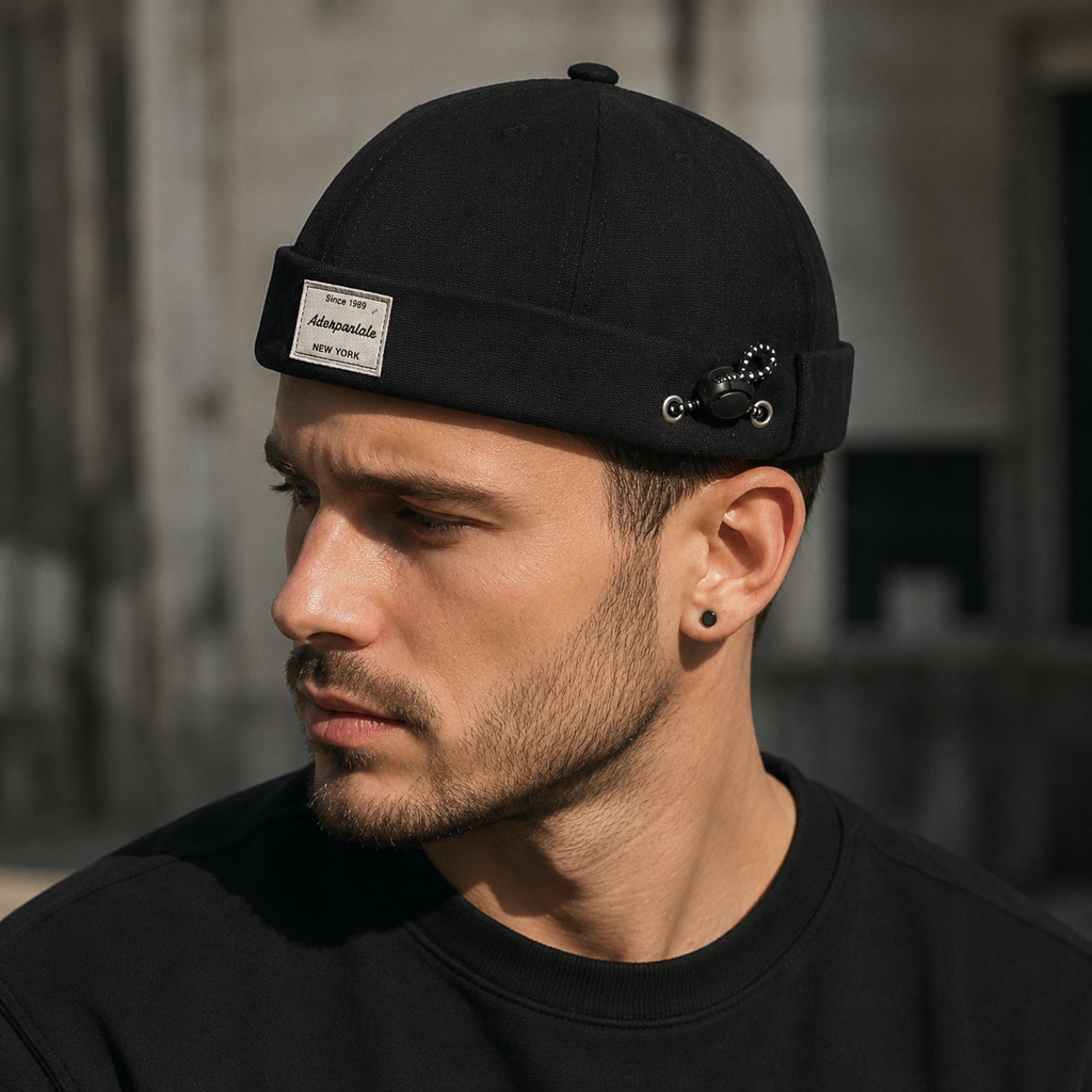 Docker Cap Adjustable Size Cotton Hat – Breathable Summer Unisex Headwear