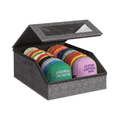 Hat Storage Box for 24 Baseball Caps, Stackable Dustproof Organizer