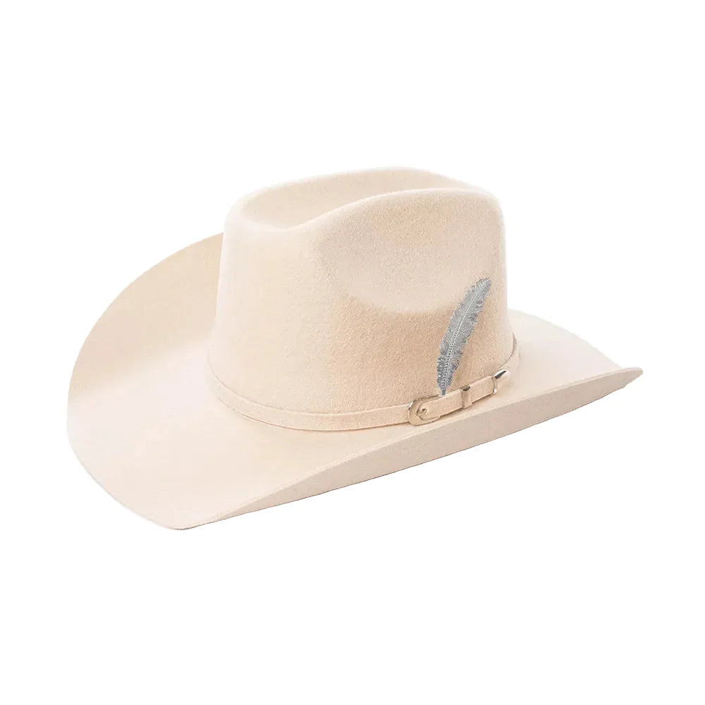 Albuquerque Wool Feather Western Cowboy Hat