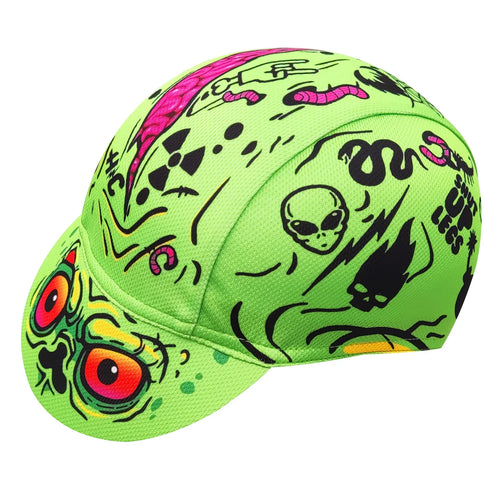 Green Alien Invasion Cycling Cap