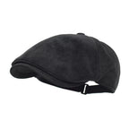 Allerton Vintage Leather Flat Cap