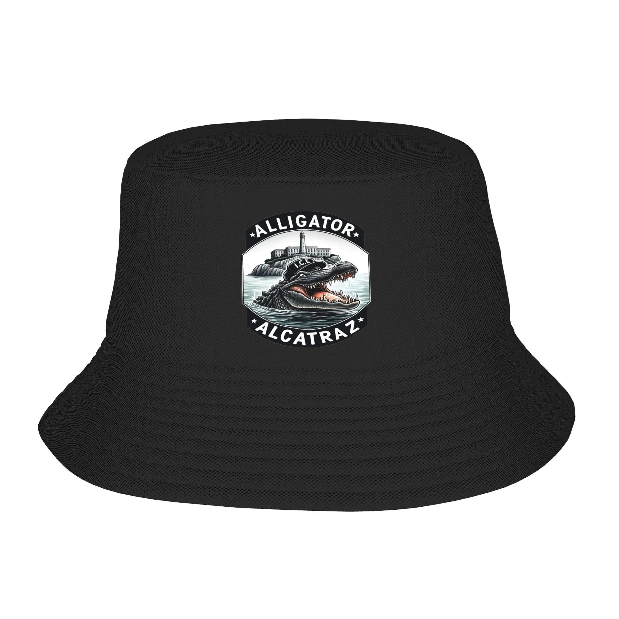 Alligator Alcatraz Black Bucket Hat