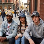 America Denim Washed Cotton Baseball Cap