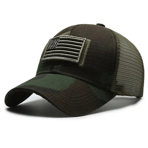 Green Camouflage Trucker Cap