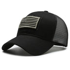 American Flag Camouflage Trucker Cap
