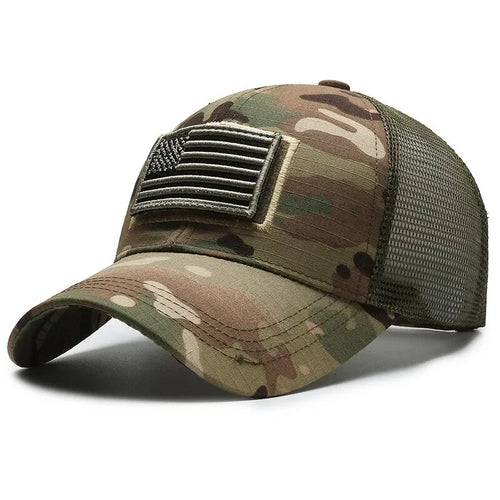 Yellow Camouflage Trucker Cap