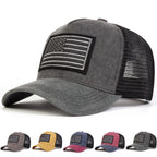American Flag Summer Trucker Cap