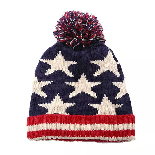 American Flag Beanie