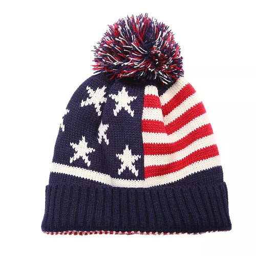 American Flag Beanie
