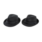 Amstrong Small Brim Black Wool Trilby Hat