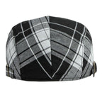 Anglet Tartan Cotton Flat Cap