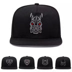 Angry Beasts Black Snapback Cap
