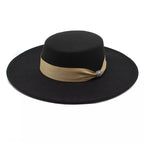 Black Vintage Boater Hat – classic vintage straw hat