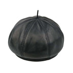 Anneux Genuine Leather Beret