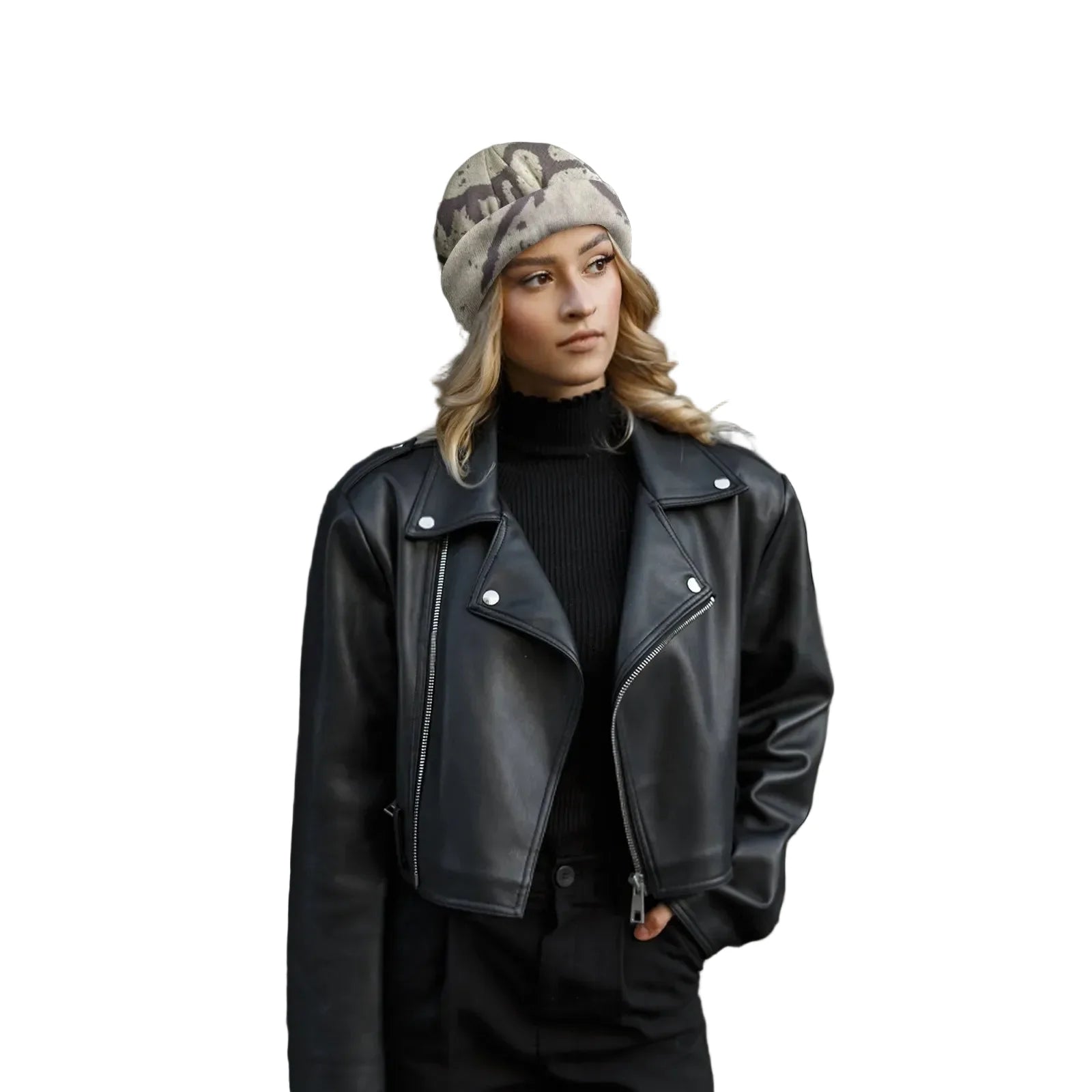 Vortex Winter Abstract Beanie