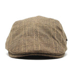 Arlington Plaid Cotton Flat Cap