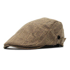 Arlington Plaid Cotton Flat Cap