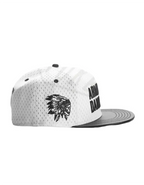 Armed & Dangerous White Snapback Cap