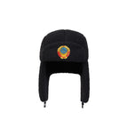Arrow Badge Lamb Fleece Winter Bomber Hat