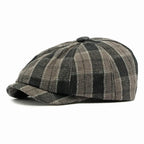 Artois Tartan Newsboy Cap