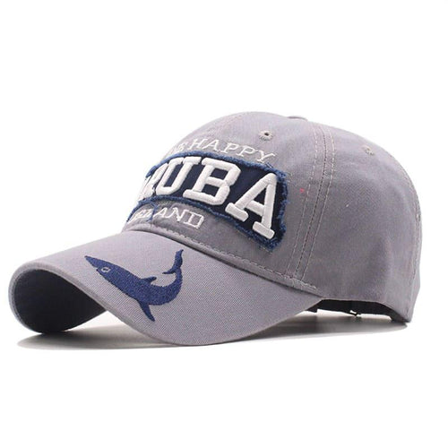 Gray Aruba Shark Baseball Cap