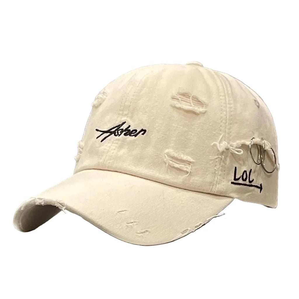 Asher Scratched Baseball Cap