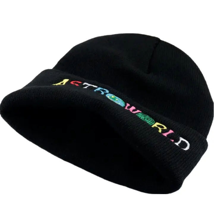 Astroworld Black Classic Beanie