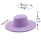Atlanta Wide-Brimmed Porkpie Hat