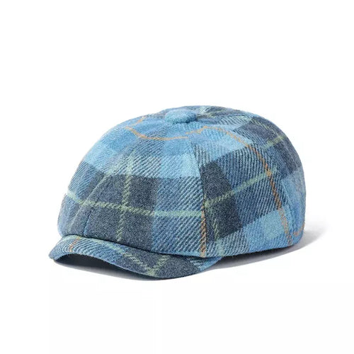 Blue Auckland Plaid Cap