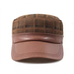 Austen Retro Genuine Leather Army Cap