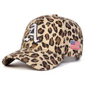 Austin USA Leopard Print Baseball Cap