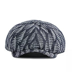 Autumn Leaves Denim Newsboy Cap