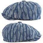 Autumn Leaves Denim Newsboy Cap