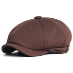 Auzat Plain Newsboy Cap