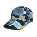 BQM Vintage Patchwork Denim Baseball Cap