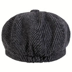 Baltimore Dark Striped Newsboy Cap