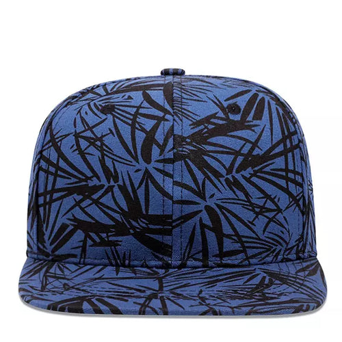Blue Snapback Cap front view
